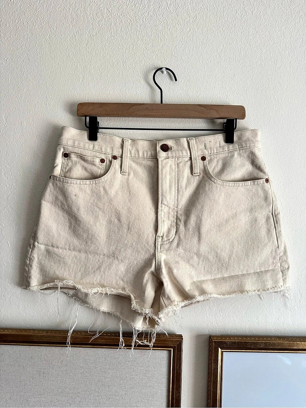 Madewell The Perfect Vintage Jean Short in canvas